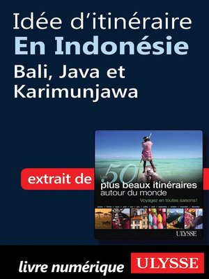 cover image of Idée d'itinéraire en Indonésie--Bali, Java et Karimunjawa